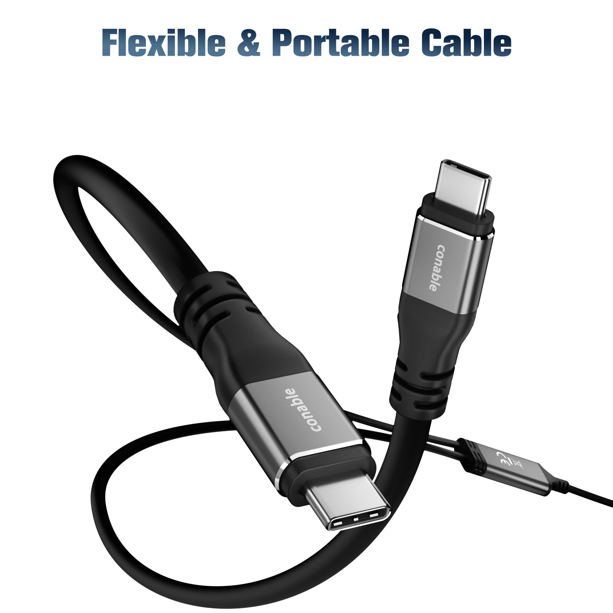 Amazon.com: 2-in-1 USB C to USB C Cable 4FT, Dual USB-C Output